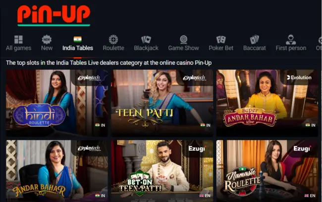 casino pin up online slots bettimg game